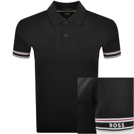 Product image for BOSS Zone Polo T Shirt Black