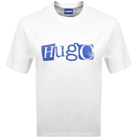 Product image for HUGO Blue Nugix T Shirt White
