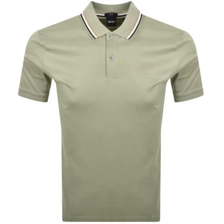 Product image for BOSS Penrose 38 Polo T Shirt Green