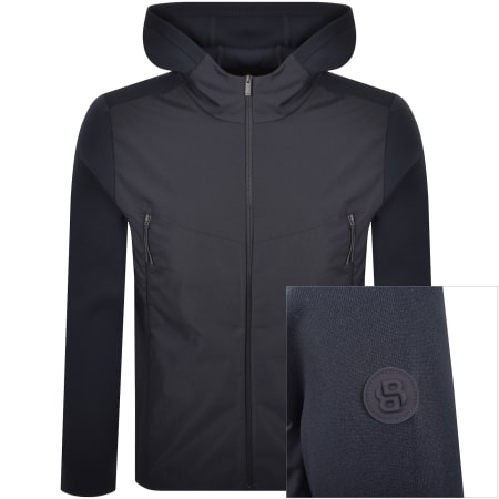 Product image for BOSS P Imatteo Hybrid Hoodie Navy