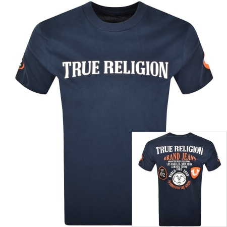 Product image for True Religion Patch T Shirt Dress Blue