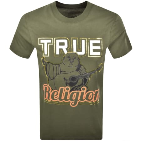 Product image for True Religion Buddah T Shirt Kalamata Green