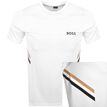 Product image for BOSS Tech T Shirt Off White