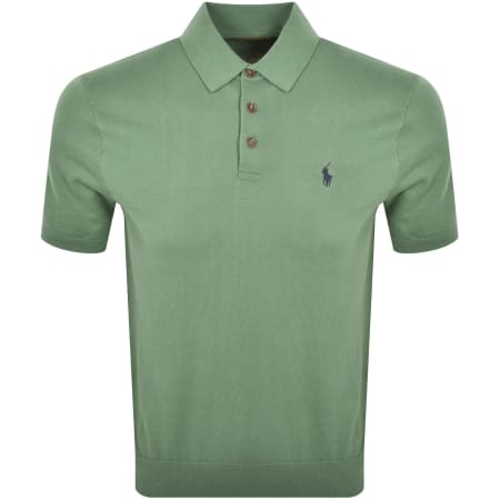 Product image for Ralph Lauren Knit Polo T Shirt Green