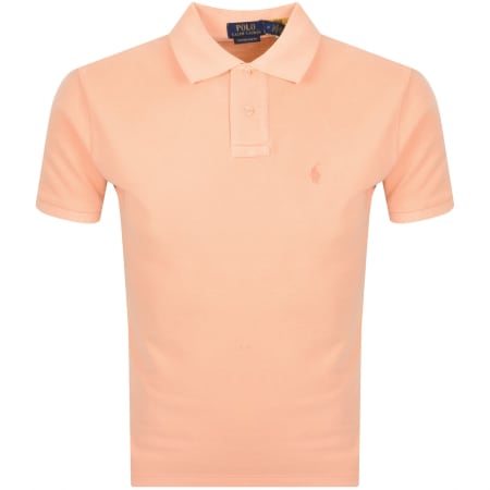 Product image for Ralph Lauren Short Sleeve Polo T Shirt Orange