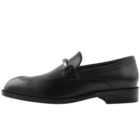 Product image for BOSS Tayil Leather Loafers Black