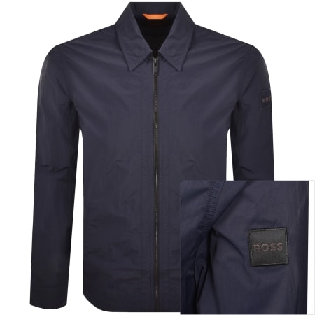 Product image for BOSS Leejay 1 Overshirt Navy