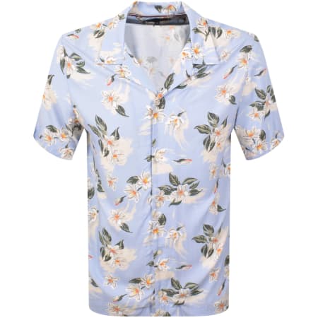 Product image for Tommy Hilfiger Lightweight Floral Shirt Sweet Blue