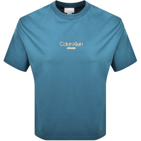 Product image for Calvin Klein Jeans Relaxed Fit T Shirt Blue
