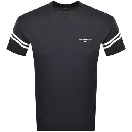 Product image for Armani Exchange Logo T Shirt Deep Navy