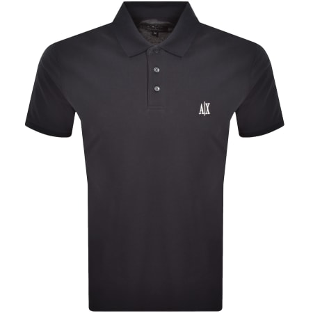 Product image for Armani Exchange Polo T Shirt Navy