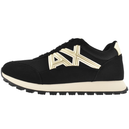 Product image for Armani Exchange Logo Trainers Black