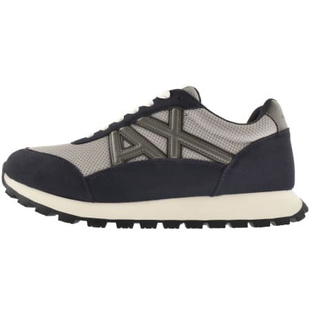 Product image for Armani Exchange Logo Trainers Navy