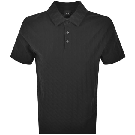 Product image for Armani Exchange Polo T Shirt Black
