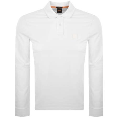 Product image for BOSS Passerby Slim Fit Polo T Shirt White