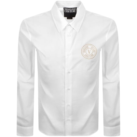 Product image for Versace Jeans Couture Long Sleeve Shirt White