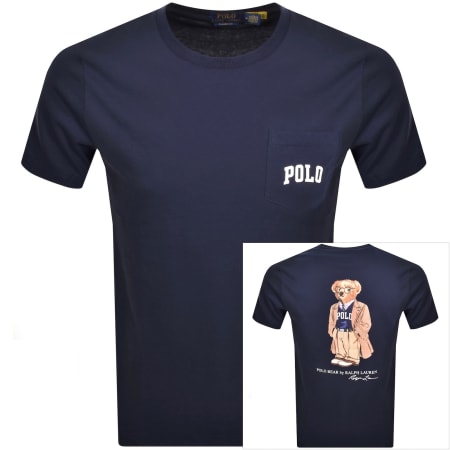 Product image for Ralph Lauren Short Sleeve T Shirt Navy