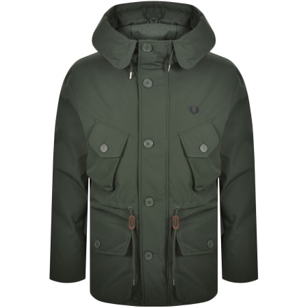 Product image for Fred Perry Puffer Jacket Court Green
