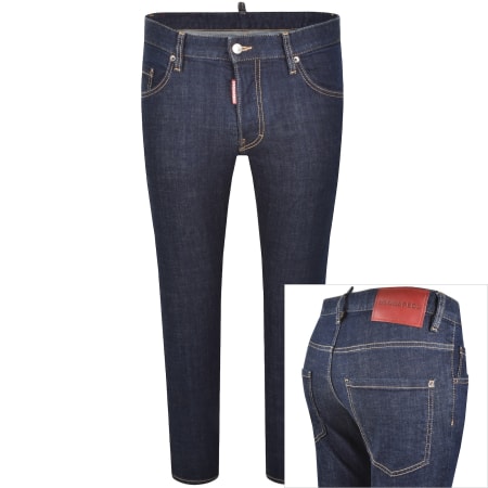 Product image for DSQUARED2 Skater Dark Wash Jeans Blue