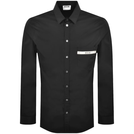 Product image for Moschino Long Sleeve Shirt Black