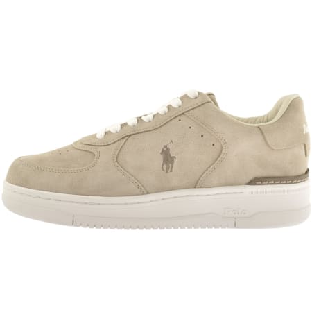 Product image for Ralph Lauren Masters Court Trainers Beige