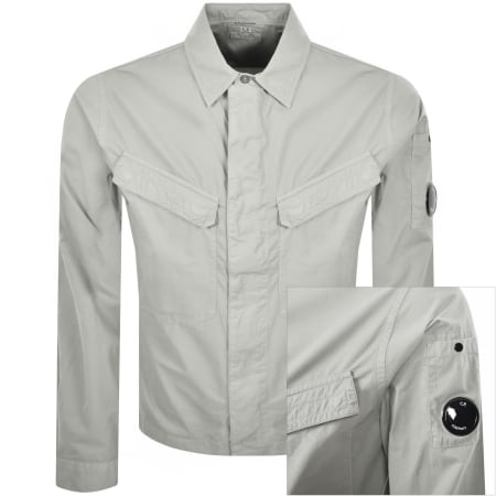 Product image for CP Company Gabardine Overshirt Grey