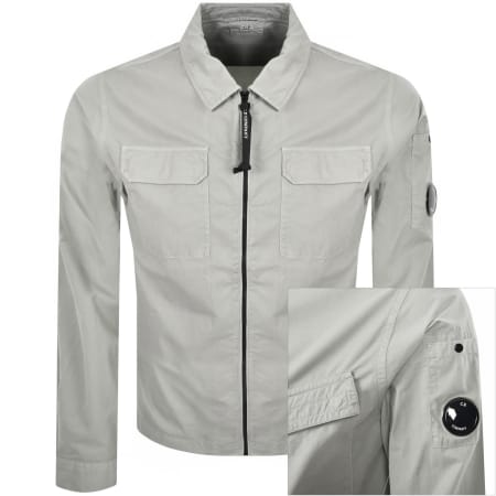 Product image for CP Company Gabardine Overshirt Grey