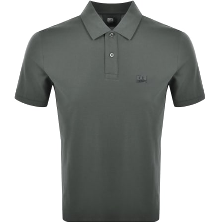 Product image for CP Company Polo T Shirt Dark Shadow