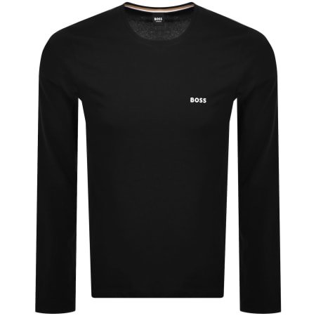 Product image for BOSS Mix And Match Long Sleeve T Shirt Black