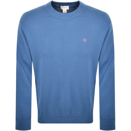 Product image for Calvin Klein Jeans Crew Neck Jumper Blue