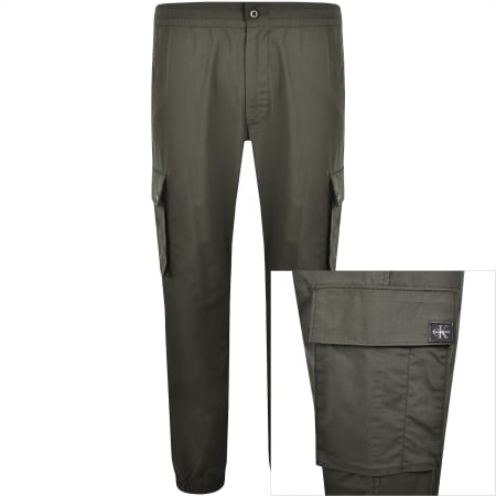 Product image for Calvin Klein Jeans Skinny Cargo Trousers Beluga