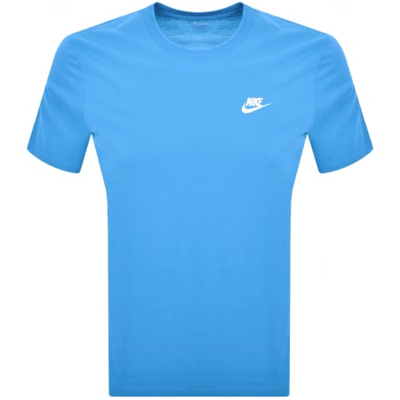 Product image for Nike Crew Neck Club T Shirt Blue