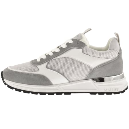 Product image for Mallet Bethnal Trainers White Grey