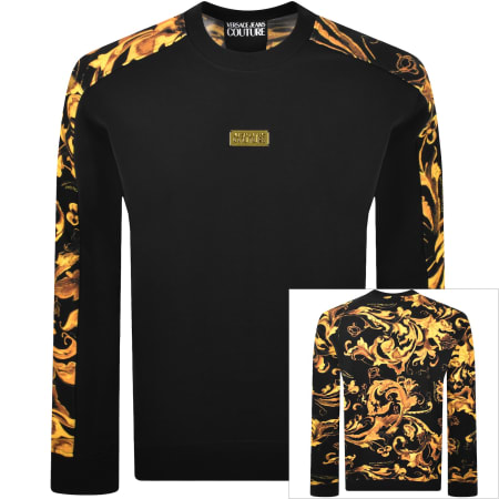 Product image for Versace Jeans Couture Barocco Sweatshirt Black