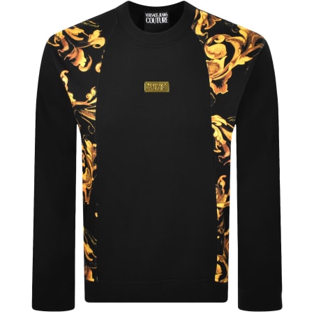 Product image for Versace Jeans Couture Baroque Sweatshirt Black