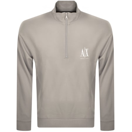 Product image for Armani Exchange Logo Sweatshirt Brown