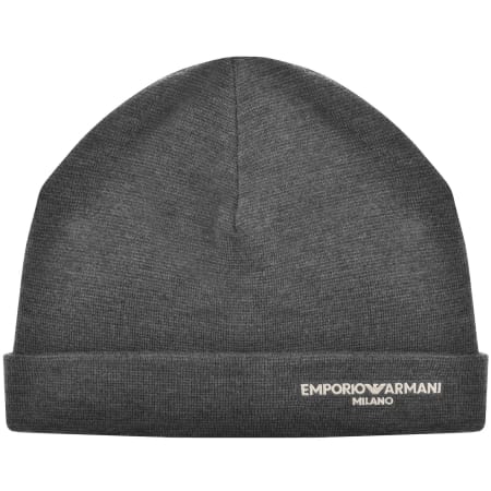 Product image for Emporio Armani Wool Beanie Medium Grey