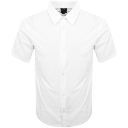Product image for Armani Exchange Short Sleeve Shirt White