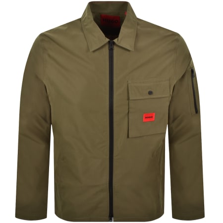 Product image for HUGO Emmond Overshirt Green