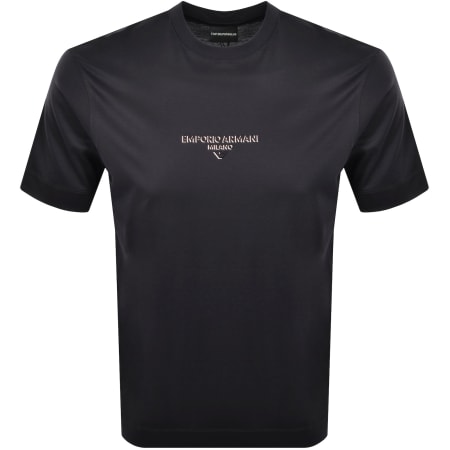Product image for Emporio Armani Logo T Shirt Navy