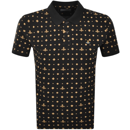 Product image for Vivienne Westwood Classic Polo T Shirt Black