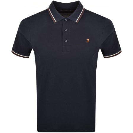 Product image for Farah Elton Polo T Shirt Navy