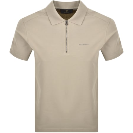 Product image for Belstaff Alloy Polo T Shirt Dark Sand