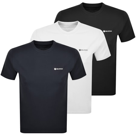 Product image for Belstaff 3pk Squad T Shirts Multi