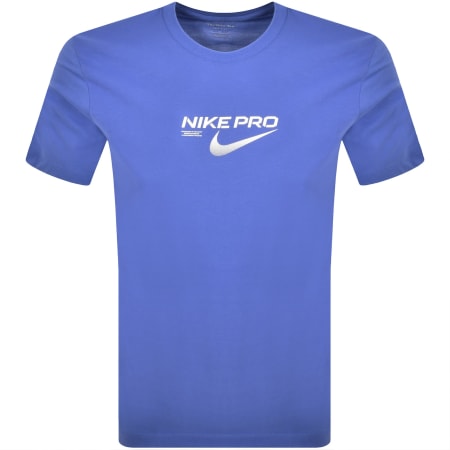 Product image for Nike Training Dri Fit Pro T Shirt Comet Blue