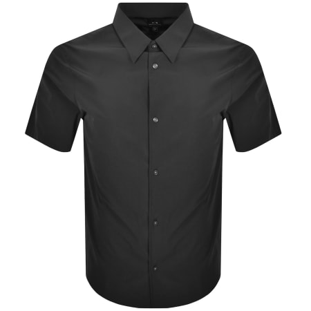 Product image for Armani Exchange Short Sleeve Shirt Black