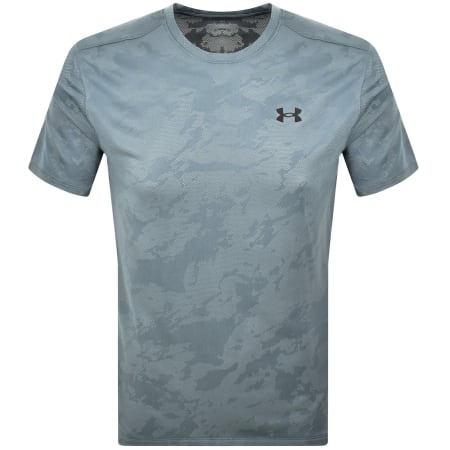 Product image for Under Armour Tech Jacquard T Shirt Blue