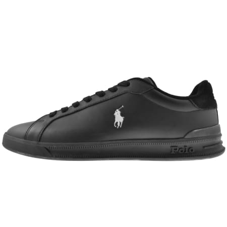 Product image for Ralph Lauren Heritage Court Trainers Black
