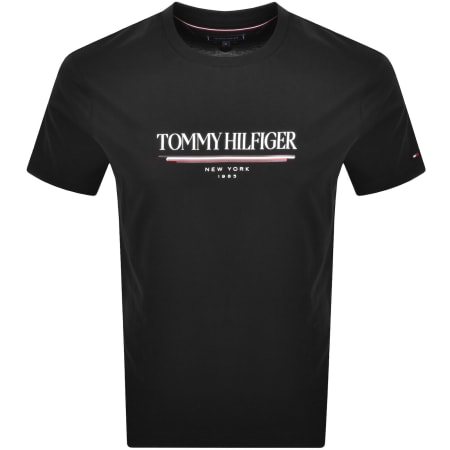 Product image for Tommy Hilfiger Logo Brand Love T Shirt Black