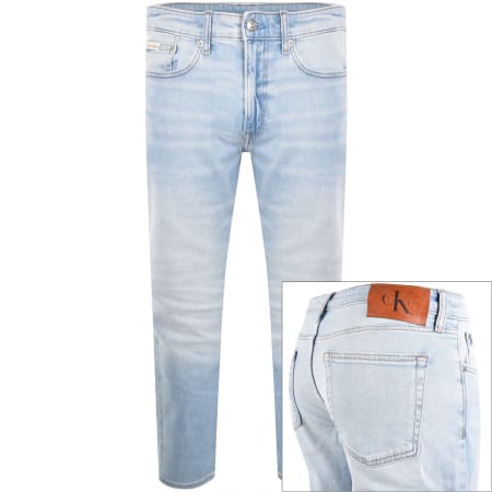 Product image for Calvin Klein Jeans Slim Straight Jeans Blue